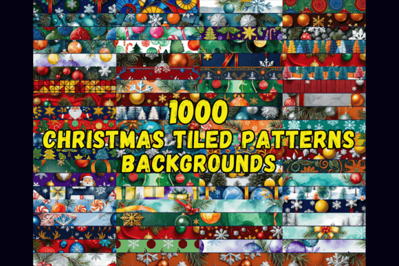 Download Xmas Patterns Backgrounds Bundle - Xmas patterns Collection
