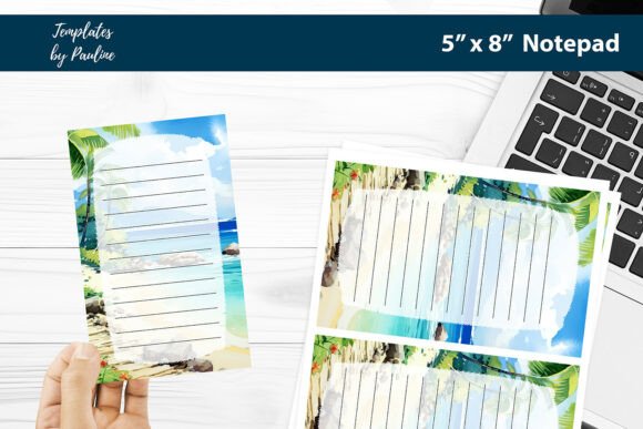 Download Tropical Party Notepad Printable - Tropical party Collection